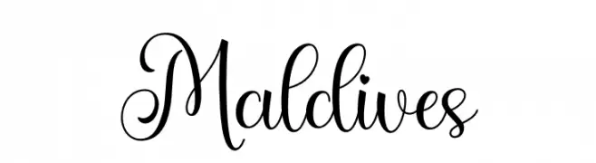 Maldives  नि: शुल्क फ़ॉन्ट्स डाउनलोड
