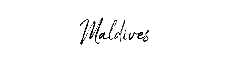 Maldives  baixar fontes gratis