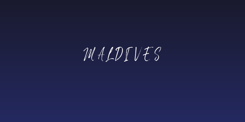 Maldives Social Header