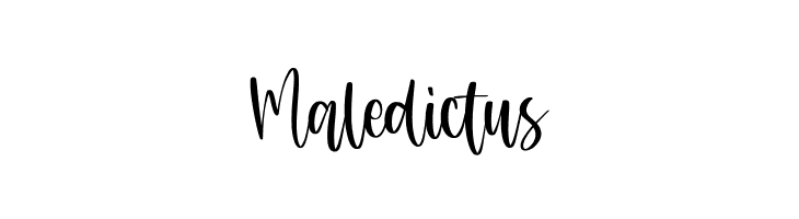 Maledictus  font caratteri gratis