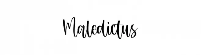 Maledictus  Descarca Fonturi Gratis