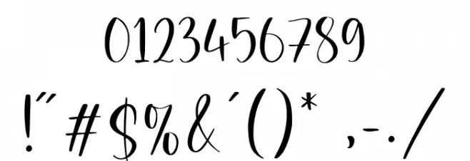 Maledictus Font OTHER CHARS