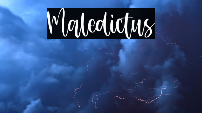 Maledictus Example 2