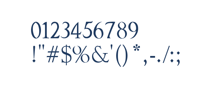 Malefic Font Other Characters