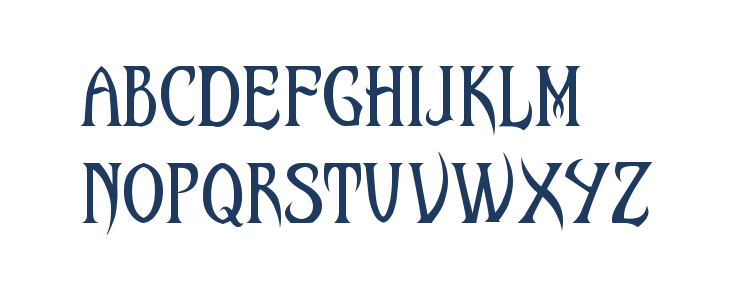 Malefic Font Lowercase