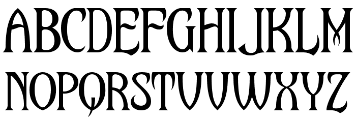 Maleficio Font LOWERCASE