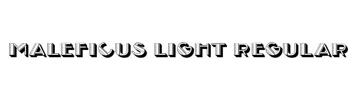 Maleficus Light Regular Font