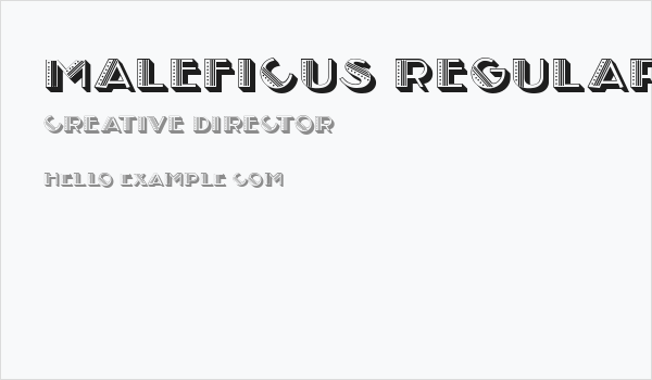 Maleficus Regular Business Card