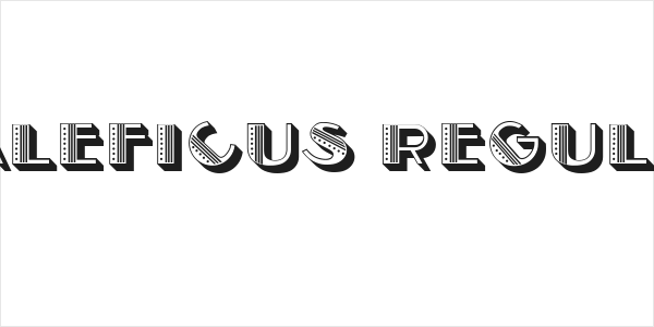 Maleficus Regular Logo