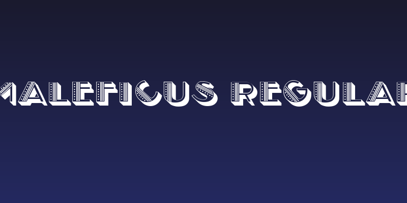 Maleficus Regular Social Header