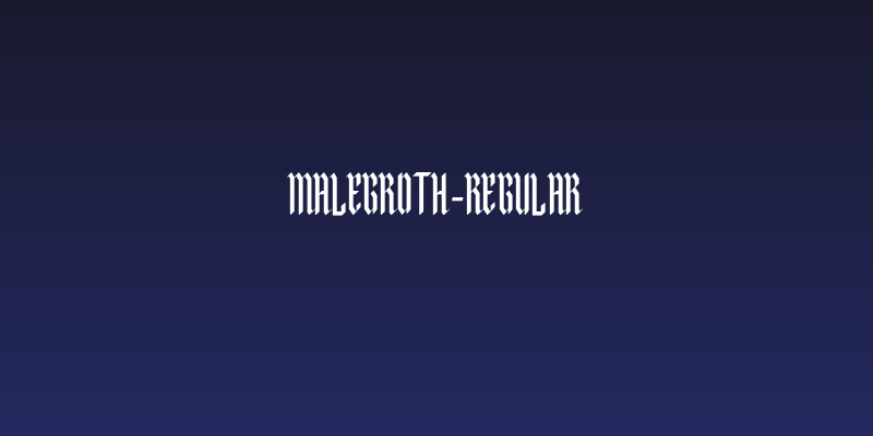 Malegroth-Regular Social Header