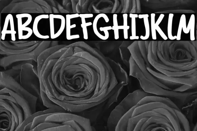 Malem Bold Шрифта examples