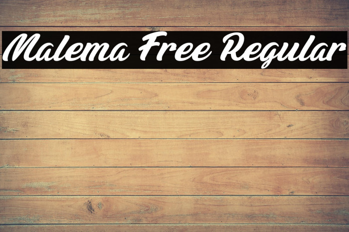 Malema Free Regular Example 2