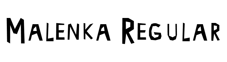 Malenka Regular  フリーフォントのダウンロード