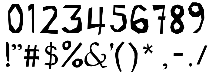 Malenka Regular Font OTHER CHARS