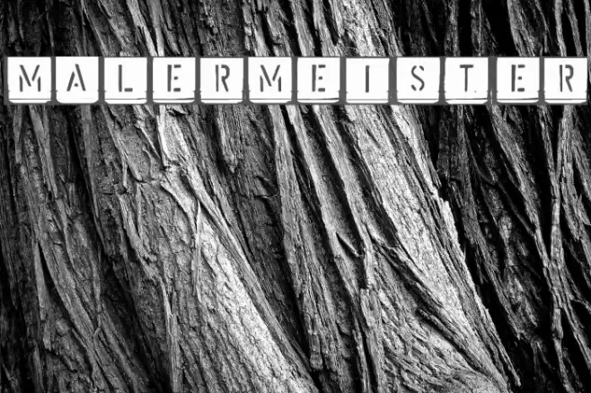 Malermeister Font examples
