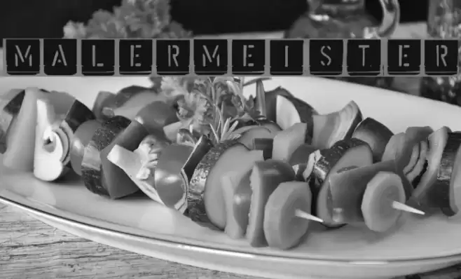 Malermeister Font examples