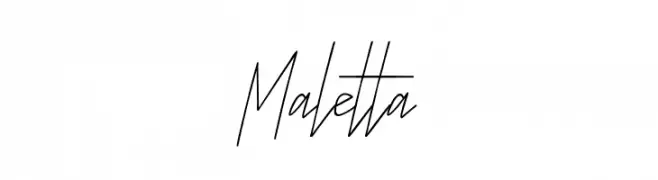 Maletta  नि: शुल्क फ़ॉन्ट्स डाउनलोड