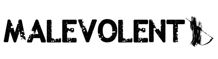 Malevolent z  les polices de caractères gratuit tlcharger