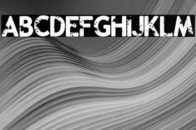 Malevolent z Font examples