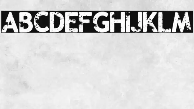 Malevolent z Font examples