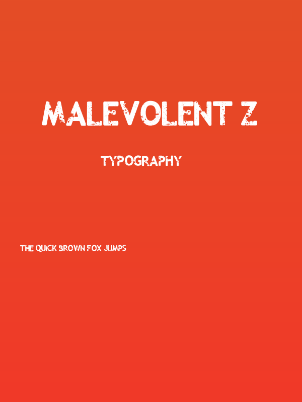Malevolent z Poster