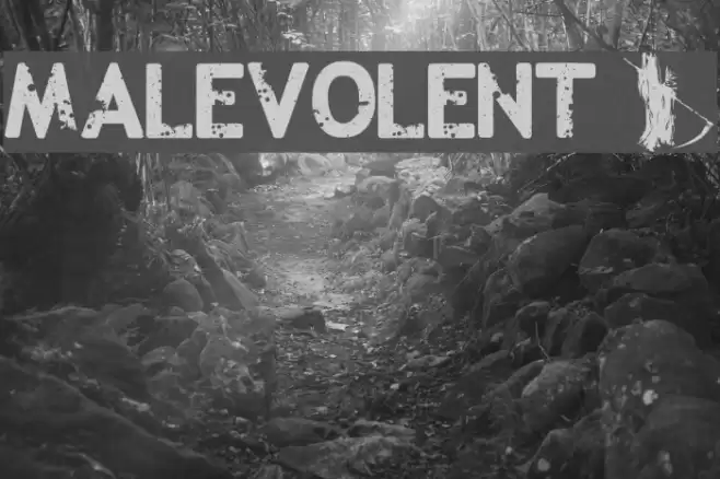 Malevolent z Font examples