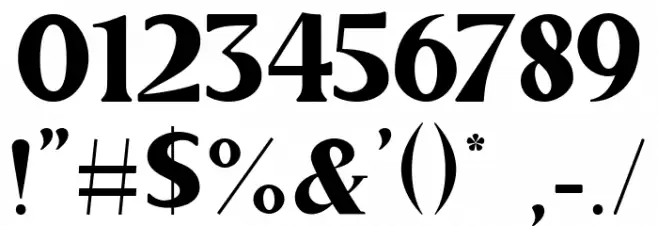 Malevolent Font OTHER CHARS