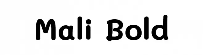 Mali Bold  नि: शुल्क फ़ॉन्ट्स डाउनलोड