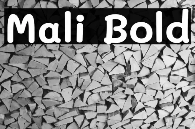 Mali Bold Font examples