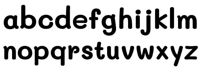 Mali Bold Font LOWERCASE
