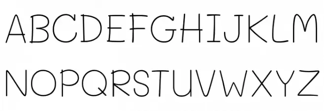 Mali ExtraLight 字体 大写
