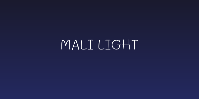 Mali Light Social Header