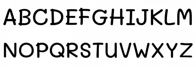Mali Medium Font UPPERCASE