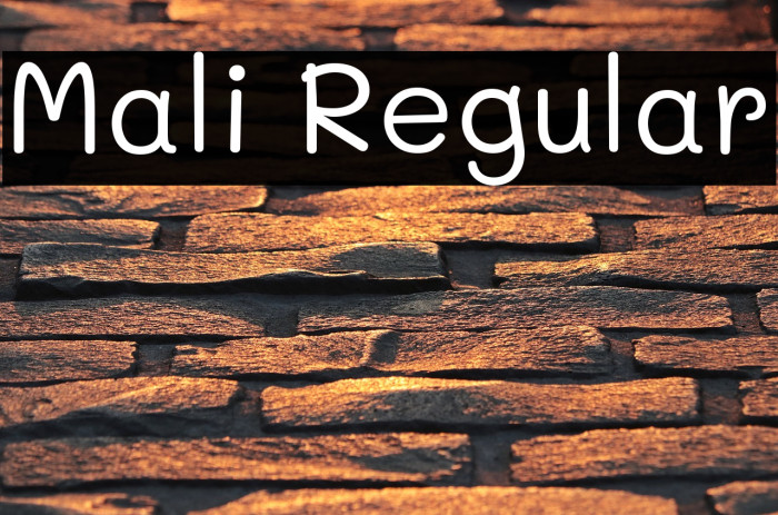 Mali Regular Font examples