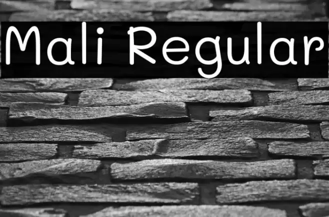 Mali Regular Font examples