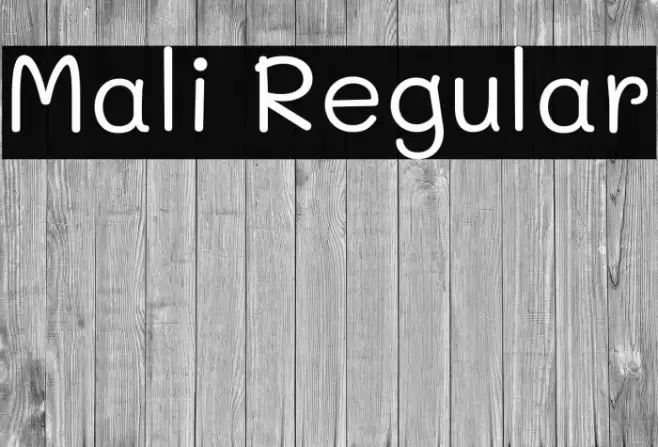 Mali Regular Font examples