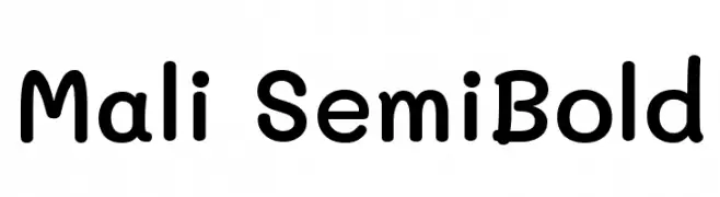 Mali SemiBold  नि: शुल्क फ़ॉन्ट्स डाउनलोड