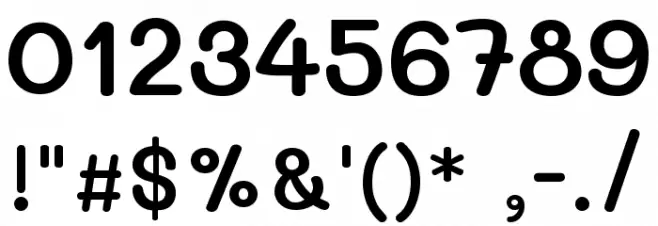 Mali SemiBold Font OTHER CHARS