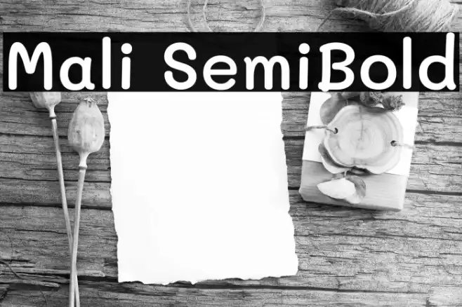Mali SemiBold Example 1