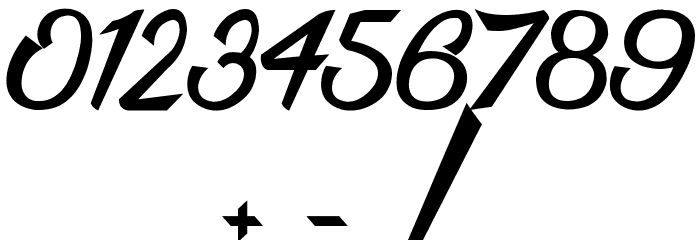 Malibu Babylon Font OTHER CHARS