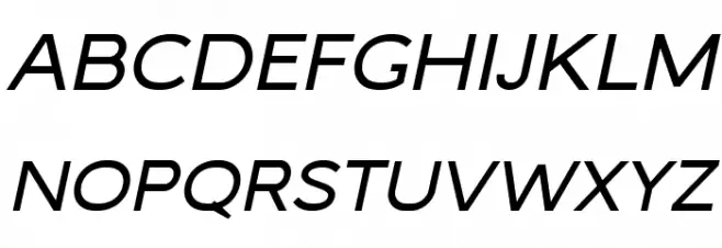 Malibu Sunset Free Sans Italic Font Litere mari