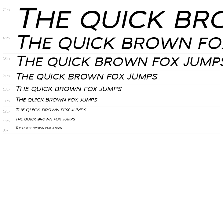 Malibu Sunset Free Sans Italic Waterfall