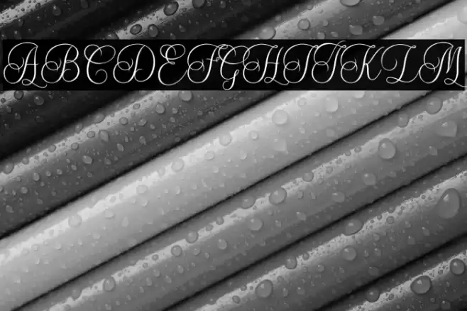 Malibu Font examples