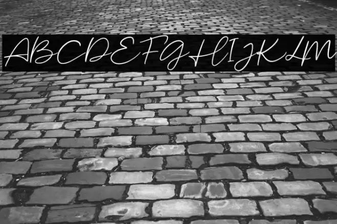 MalibuSunsetFree-Script Font examples