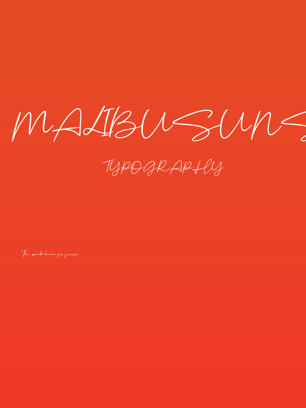 MalibuSunsetFree-Script Poster