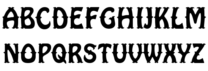 Malibu Font LOWERCASE