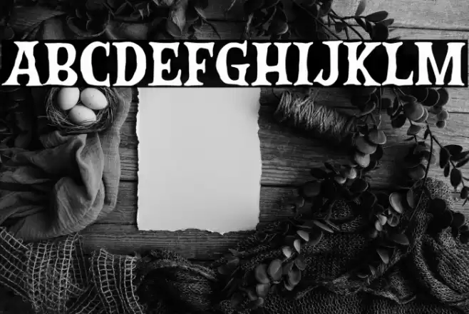 Malicious Moonlight Font examples