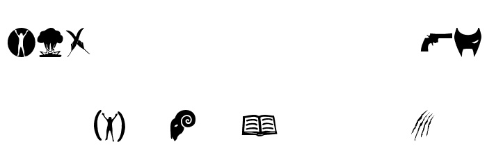 Malifaux Rodent Edition Normal Font LOWERCASE