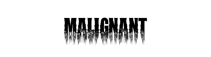 Malignant  免费字体下载